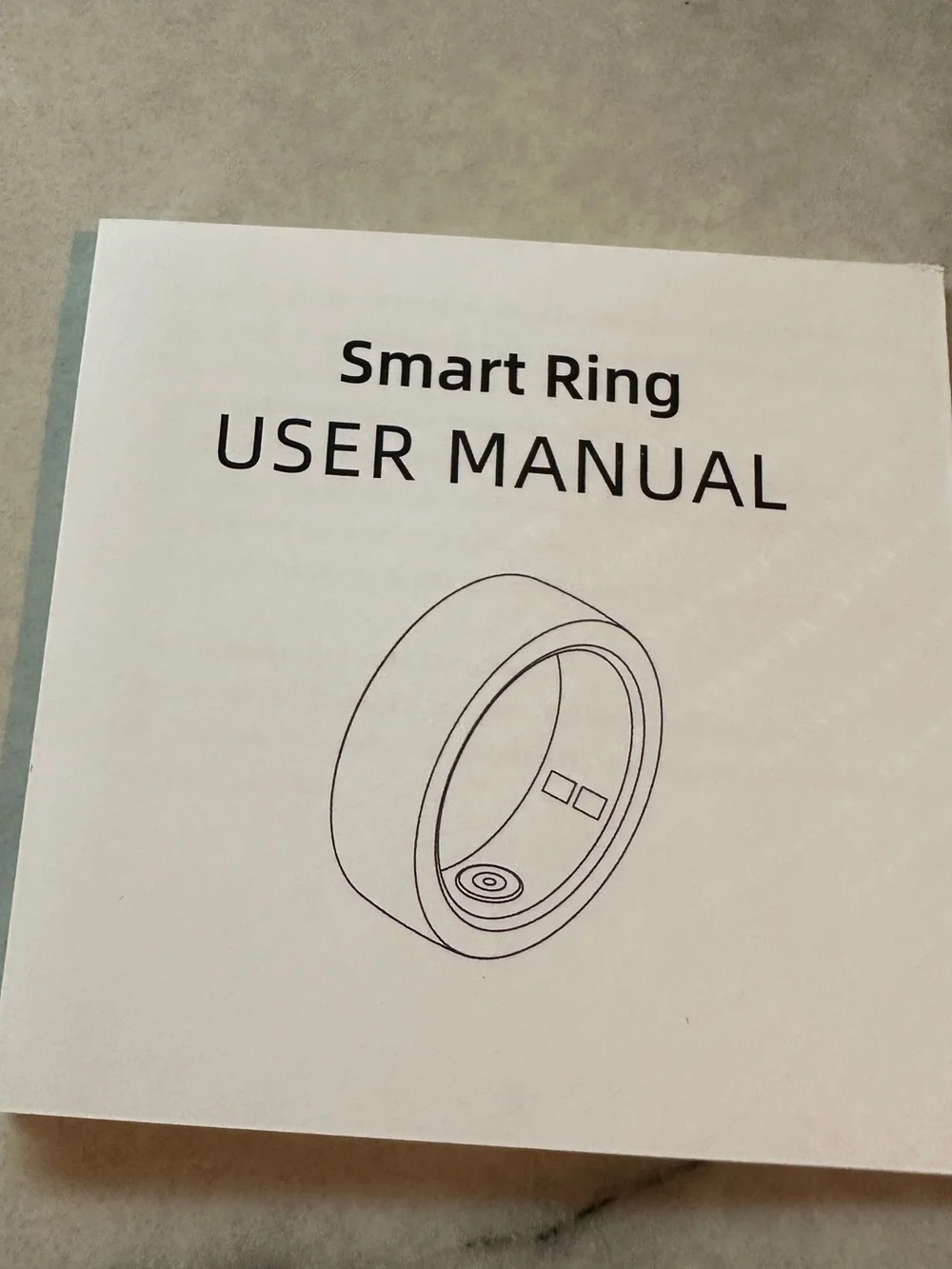 Smart Ring Health Tracker - size 7 gold
